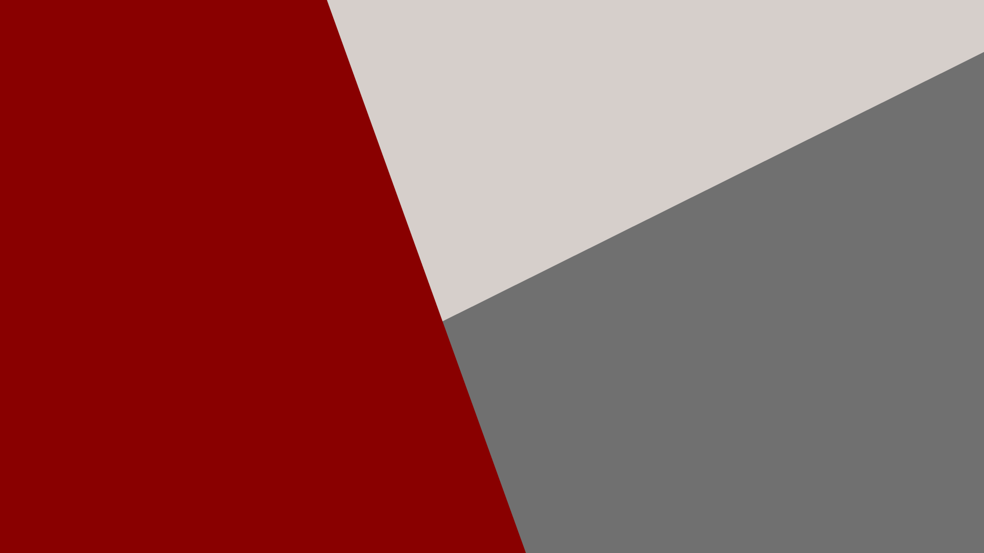 Abstract geometric design in red, maroon, gray, and beige tones